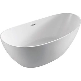 Ванна отдельностоящая Azario Glasgow GLA16778 167х78 см, Размер - мм: 1650х800 - фото 