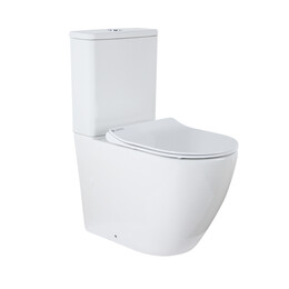 Унитаз-компакт безободковый Azario Grado AZ-2141 с крышкой микролифт - фото 