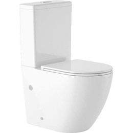 Унитаз-компакт безободковый Sole Pandora 3 с тонкой крышкой микролифт - фото 