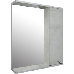 Зеркало-шкаф Loranto Florena 60 см CS00086984 R, светлый бетон - фото 