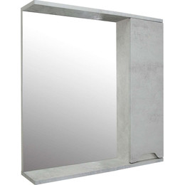 Зеркало-шкаф Loranto Florena 70 см CS00086985 R, светлый бетон - фото 