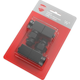 Вентиль для радиатора угловой Royal Thermo Cube 1/2" RTE 56.0009, чёрный - фото 