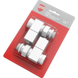 Вентиль для радиатора прямой Royal Thermo Cube 1/2" RTE 56.0005, белый - фото 