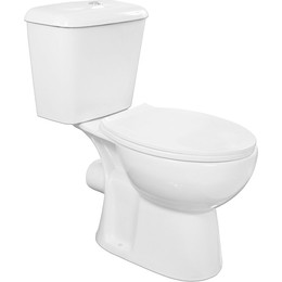 Унитаз-компакт Loranto Lino CS-CT8812 с тонкой крышкой микролифт - фото 