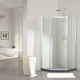 Душевое ограждение Sole Quadro 90х90 см, хром/прозрачное - фото 
