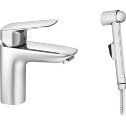 Смеситель для раковины с гигиеническим душем Santek Таос WH5A08009C001 - фото 