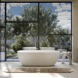 Ванна отдельностоящая Abber Stein 160x75 см AS9613-1.6, Размер - мм: 1600х750 - фото 