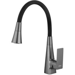 Смеситель для кухни Haiba HB73823-3, оружейная сталь - фото 