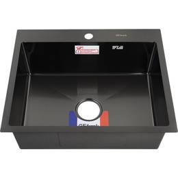 Кухонная мойка GFfrank 60502G 0.8 мм, графит - фото 