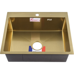 Кухонная мойка GFfrank 60502Z 0.8 мм, золото - фото 