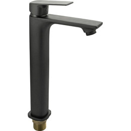 Смеситель для раковины высокий Magnus 8402, графит - фото 