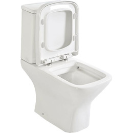 Унитаз-компакт безободковый Mirsant Link PP с крышкой микролифт - фото 