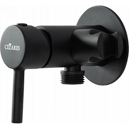 Смеситель для гигиенического душа Cezares CZR-DA1-NOP, чёрный матовый - фото 