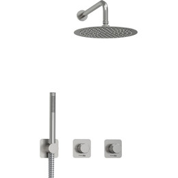 Душевая система для душа WasserKraft Tauber 6400 A6451.296.097.121.275.100.276, никель - фото 