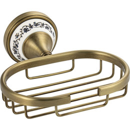 Мыльница Brimix 94007, цвет бронза - фото 