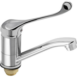 Смеситель для раковины с локтевой (хирургической) ручкой BRIMIX 1022-15 - фото 