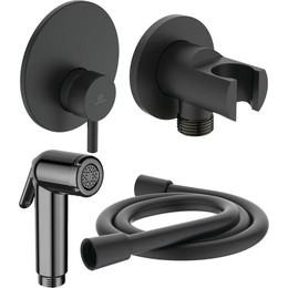 Набор для гигиенического душа Ideal Standard BD651XG (с внутренней частью) чёрный - фото 