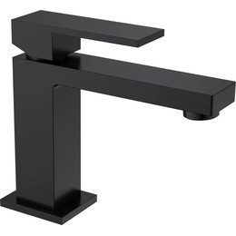 Смеситель для раковины Boheme Qubic 471-B, чёрный матовый, Цвет производителя: чёрный матовый - фото 