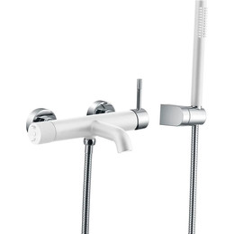 Смеситель для ванны Boheme Uno 463-WCR, white chrome, Цвет производителя: white chrome - фото 