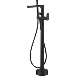 Смеситель для ванны напольный Boheme Spectre 459-B, чёрный матовый, Цвет производителя: чёрный матовый - фото 