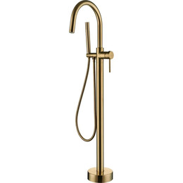 Смеситель для ванны напольный Boheme Uno 469-MG, matt gold, Цвет производителя: matt gold - фото 