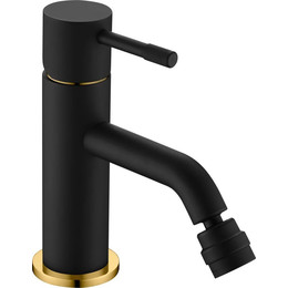 Смеситель для биде Boheme Uno 466-BG, чёрный/золото, Цвет производителя: чёрный, золото - фото 