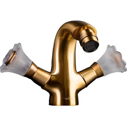 Смеситель для биде Boheme Camelia 316, бронза - фото 