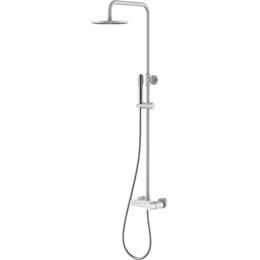 Душевая стойка Boheme Stick 128-WCR, white chrome, Цвет производителя: white chrome - фото 