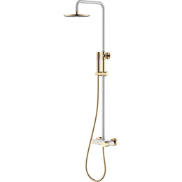 Душевая стойка Boheme Stick 128-WG, white gold, Цвет производителя: white gold - фото 