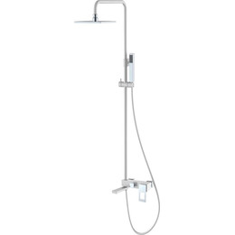 Душевая стойка Boheme Q 148-WCR, white chrome, Цвет производителя: white chrome - фото 