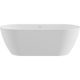 Ванна отдельностоящая Cezares Relax 170x80 см CZR-RELAX-170-80-57-SSB, белый матовый - фото 