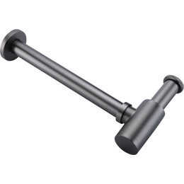 Сифон для умывальника Boheme 609-GM, gun metal, Цвет производителя: gun metal - фото 