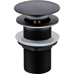 Донный клапан Boheme 612-B, чёрный матовый, Цвет производителя: чёрный матовый - фото 