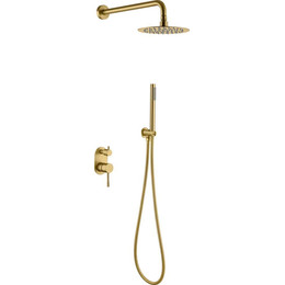 Душевая система для душа Boheme Uno 464-MG (со скрытой частью) matt gold, Цвет производителя: matt gold - фото 