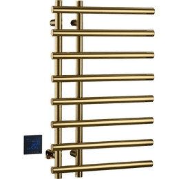 Полотенцесушитель электрический Boheme Venturo П8 100x800 мм 722-MG, matt gold, Цвет производителя: matt gold - фото 
