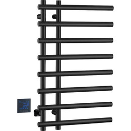 Полотенцесушитель электрический Boheme Venturo П8 100x800 мм 722-B, чёрный, Цвет производителя: чёрный - фото 