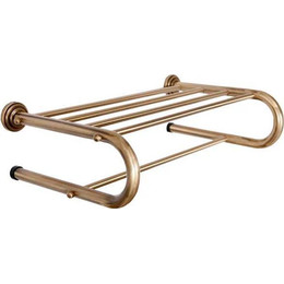 Полка для полотенец Boheme Medici 10627, бронза - фото 