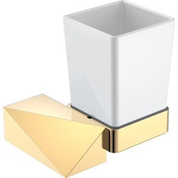 Стакан для зубных щеток Boheme New Venturo 10314-G, gold, Цвет производителя: gold - фото 
