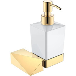 Дозатор для жидкого мыла Boheme New Venturo 10317-G, gold, Цвет производителя: gold - фото 