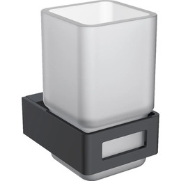 Стакан для зубных щеток Boheme Q 10944-B, чёрный матовый, Цвет производителя: чёрный матовый - фото 