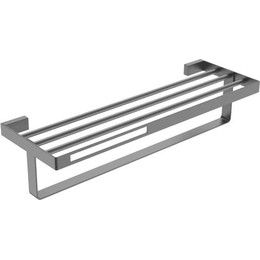 Полка для полотенец Boheme Q 10947-GM, gun metal, Цвет производителя: gun metal - фото 