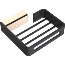 Мыльница Boheme Q 10959-G-B, чёрный/золото, Цвет производителя: чёрный, золото - фото 