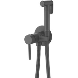 Набор для гигиенического душа Abber Wasser Kreis AF8125B, чёрный матовый - фото 