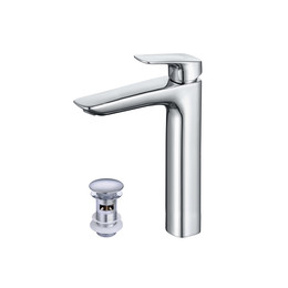 Смеситель для раковины высокий Aquatek Вега AQ1005CR, Цвет производителя: хром - фото 