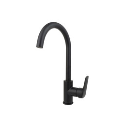 Смеситель для кухни Aquatek Вега AQ1082MB, чёрный матовый, Цвет производителя: чёрный матовый - фото 