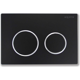 Кнопка смыва Aquatek Small TDI-0000003, чёрный - фото 