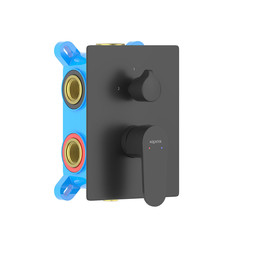 Смеситель для ванны Aquatek Оберон AQ1247MB (со скрытой частью) чёрный матовый, Цвет производителя: чёрный матовый - фото 