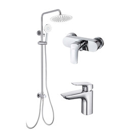 Набор смесителей 3 в 1 для душа Aquatek Вега AQ1036CR - фото 