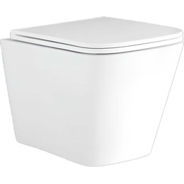 Унитаз подвесной безободковый Aquatek Дельта AQ1911-00 с тонкой крышкой микролифт - фото 