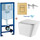 Инсталляция с подвесным унитазом комплект: Grohe Rapid SL 38772001+38732GN0 с подвесным безободковым унитазом Azario Teramo AZ-0052-UQ сиденье микролифт, крепление, кнопка смыва золото матовое, Цвет производителя: золото матовое - фото, картинка Инсталляция с подвесным унитазом комплект: Grohe Rapid SL 38772001+38732GN0 с подвесным безободковым унитазом Azario Teramo AZ-0052-UQ сиденье микролифт, крепление, кнопка смыва золото матовое, Цвет производителя: золото матовое - фото
